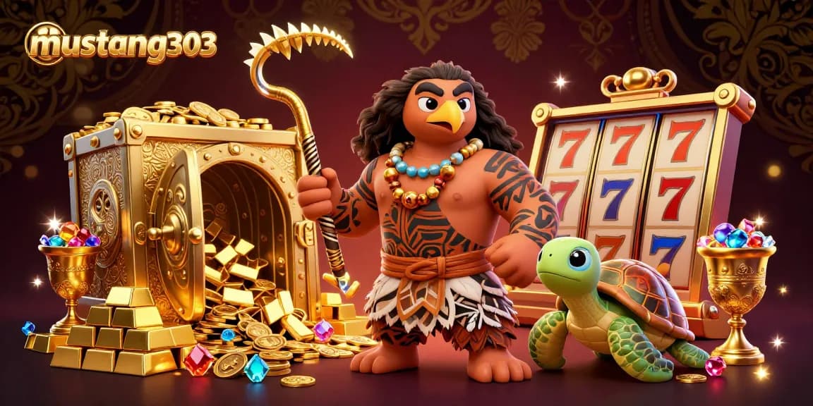 Engage with mustang303's dynamic slots scene, showcasing vibrant reels and golden treasures.