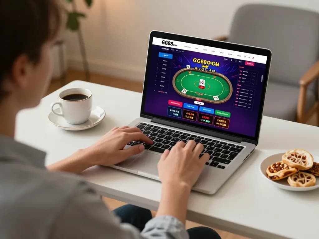 Experience dynamic gaming at GG88 com with a user engaged in online live dealer games.