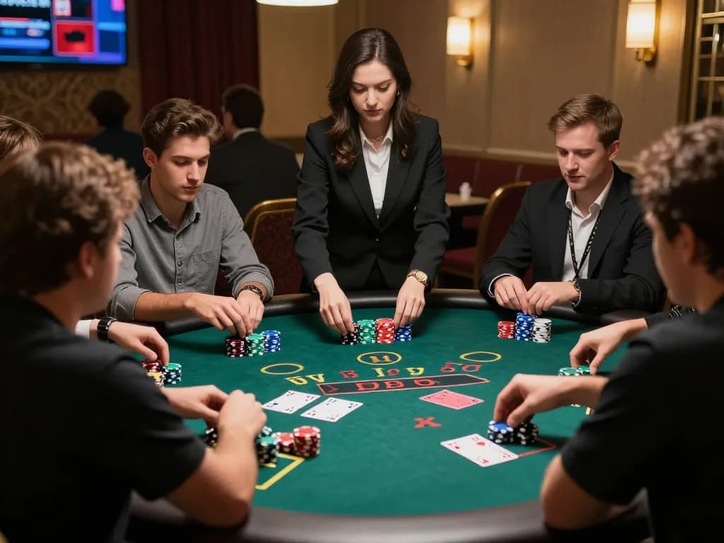 Players at 88xx engaging in strategic blackjack gameplay with a live dealer