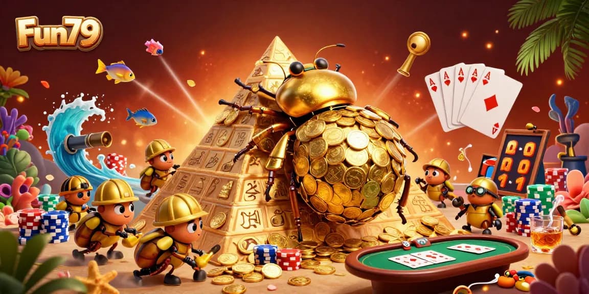 Engage in thrilling sea adventures at Fun79 with vibrant 3D gaming elements and dazzling rewards.