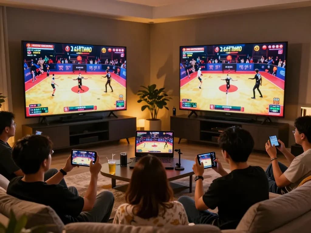 Viewers engaged in live action during Đá Gà Thomo event, showcasing thrilling chicken fights online