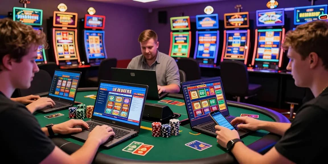 Online gaming experience at https://eccleshallparishcouncil.co.uk with players enjoying credit card casinos.