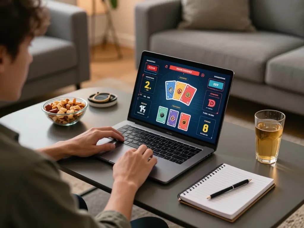 Experience ligasedayu from home with engaging online betting setup featuring strategic gameplay and snacks.
