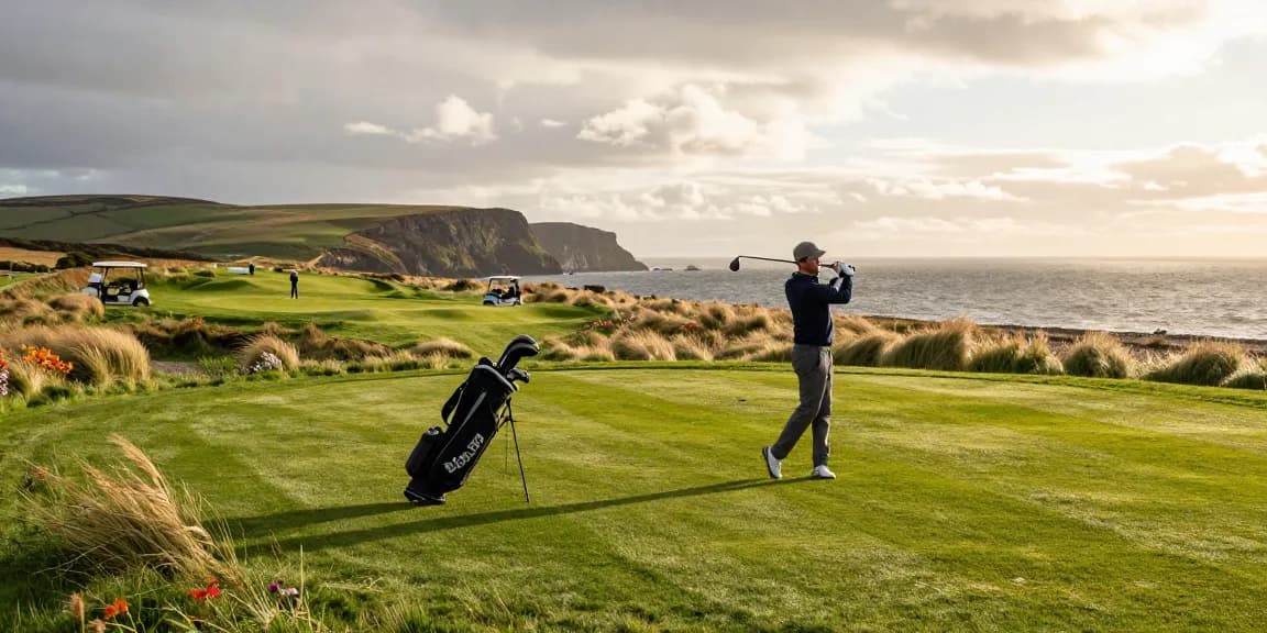 Golfing at Cullen Links showcasing stunning coastal views and vibrant landscapes at cullengolfclub.co.uk.
