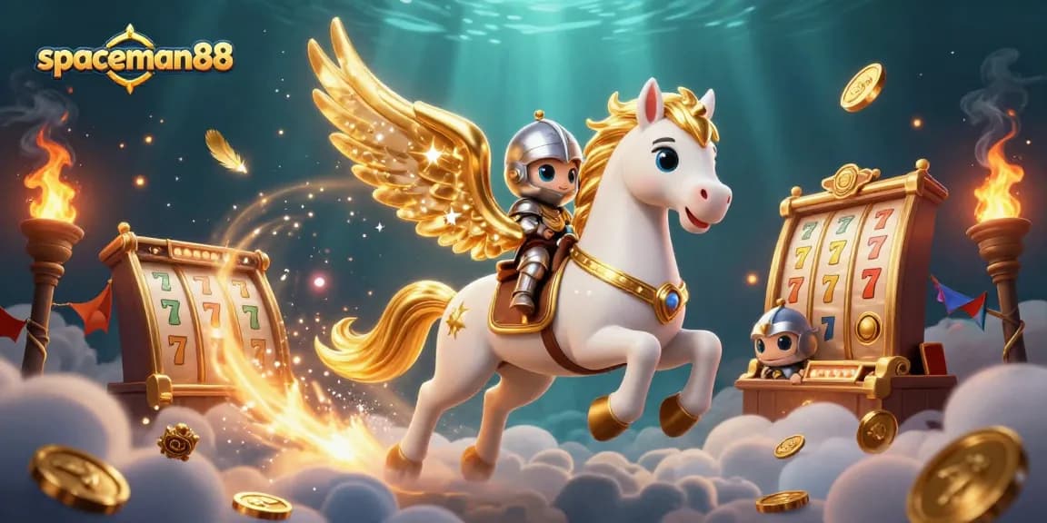 Spin to win big with spaceman88, featuring slots, knights, and adventure elements.