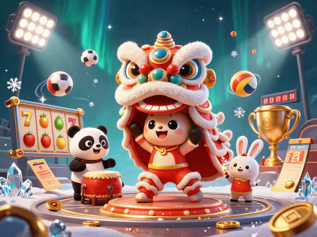 Menangkan di winsortoto sambil menikmati hiasan kartun dengan angka jackpot yang bersinar.
