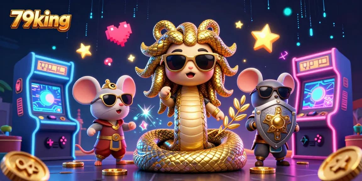Experience thrilling gameplay at 79king with this vibrant casino-themed illustration.