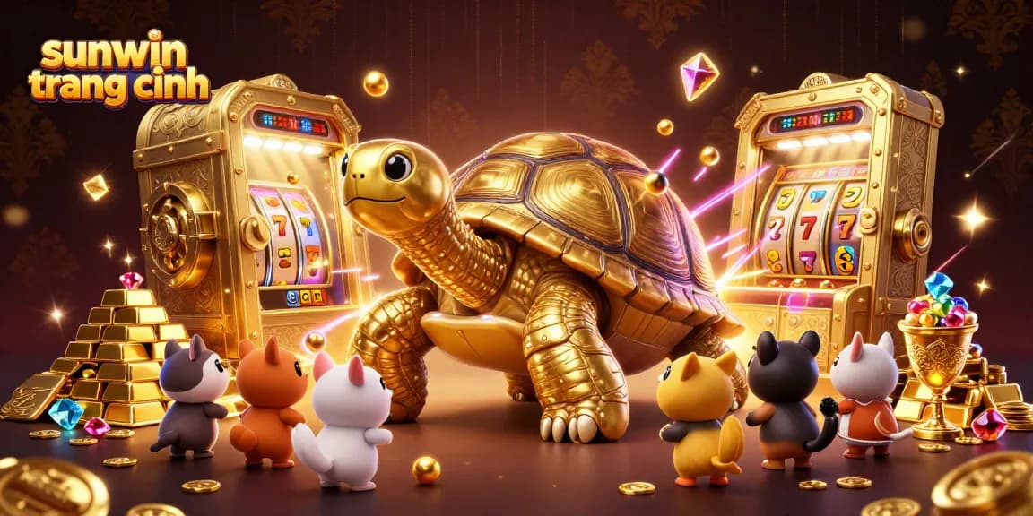 Experience sunwin trang chính with a vibrant 3D scene showcasing exciting casino elements and animations.