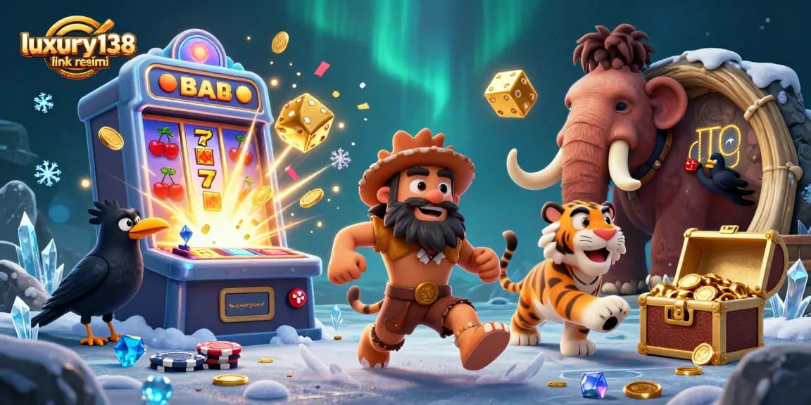 Experience the excitement of luxury138 link resmi in this vibrant 3D pirate-themed casino scene.