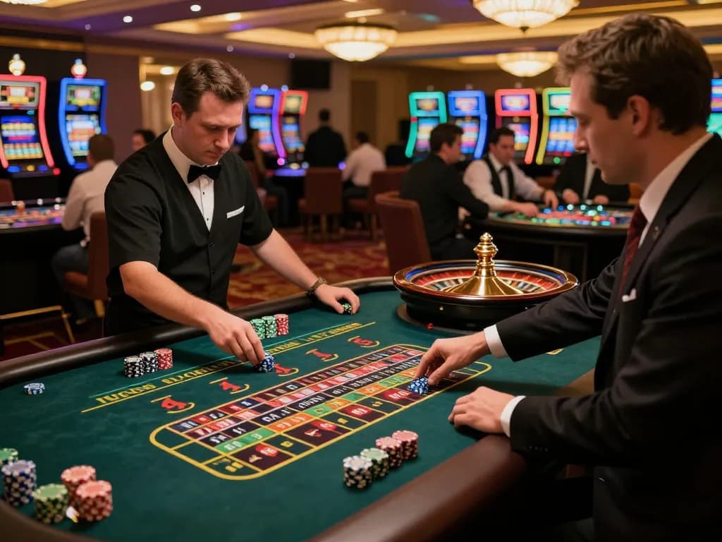 Experience the thrill of Go 88 as players engage in roulette, showcasing vibrant casino action.