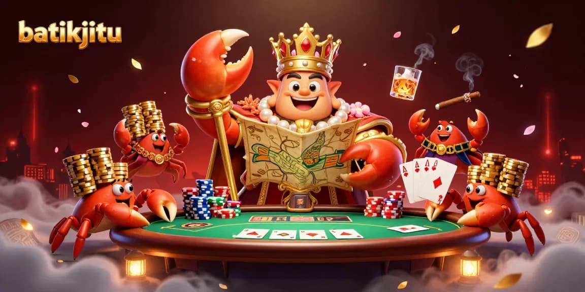Gambarkan aksi menarik di batikjitu saat pemain menemukan kemenangan besar bersama kuda laut emas dan chip poker.