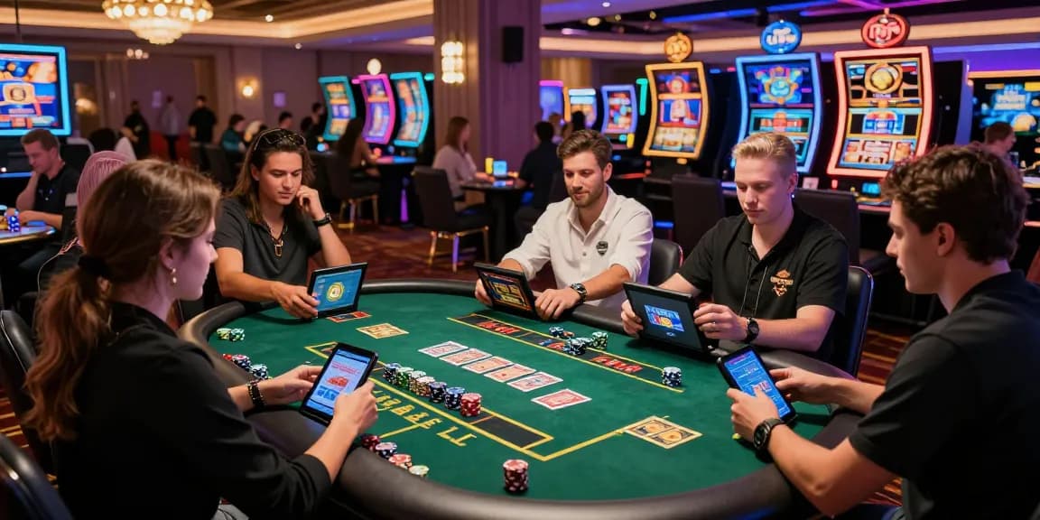 Players engaging in live dealer games at dentalgroups.co.uk, showcasing modern online casino excitement.