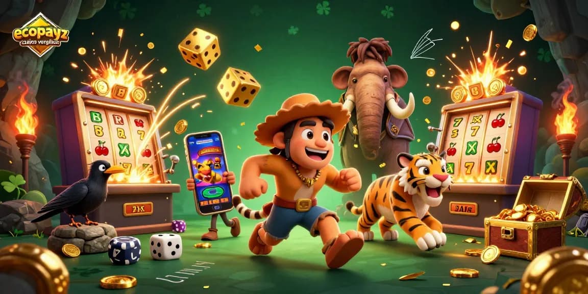 Join the fun in our ecopayz casino vergleich with prehistoric characters and vibrant casino elements!
