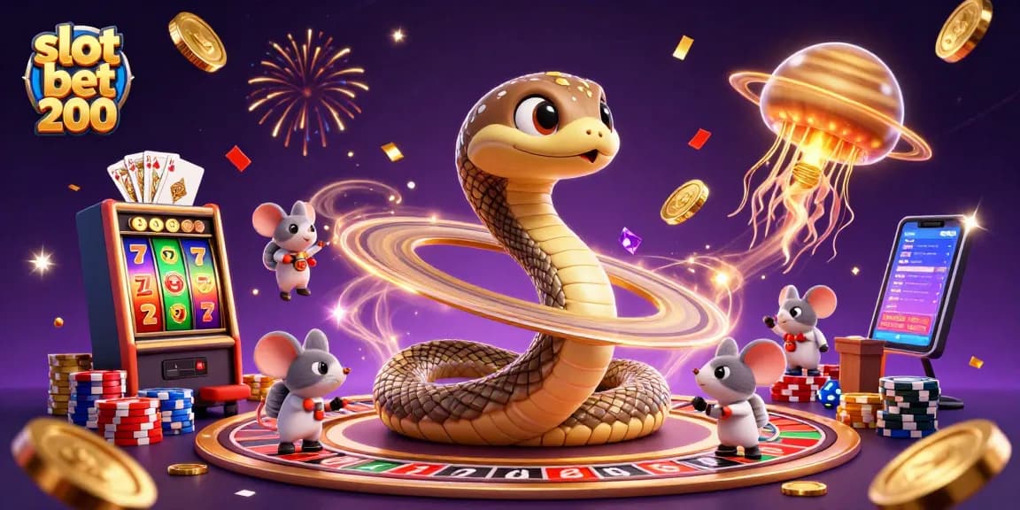 Experience the thrill of slot bet 200 with this vibrant casino illustration featuring dynamic betting actions.