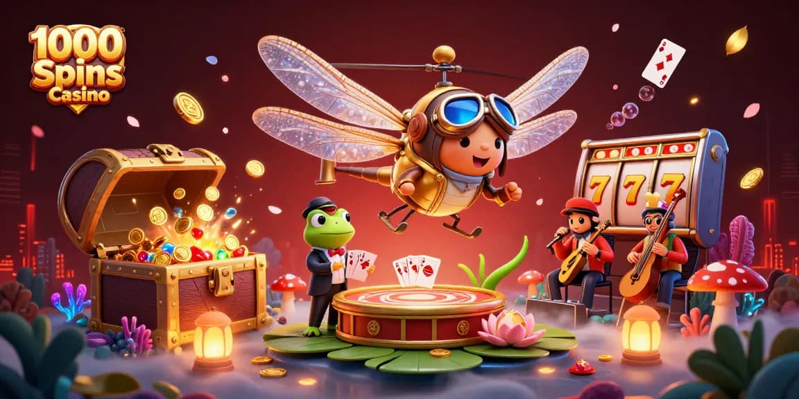 Gewinne bei 1000 Spins Casino mit riskanten Karten und aufregenden Jackpot-Features
