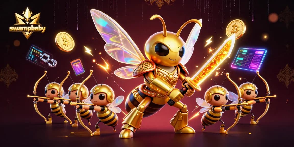 Engage with swampbaby's vibrant casino experience featuring interactive crypto elements and stunning visuals.