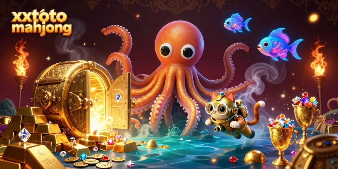 Menangkan xxtoto mahjong dengan ilustrasi 3D menarik penuh harta dan karakter unik.