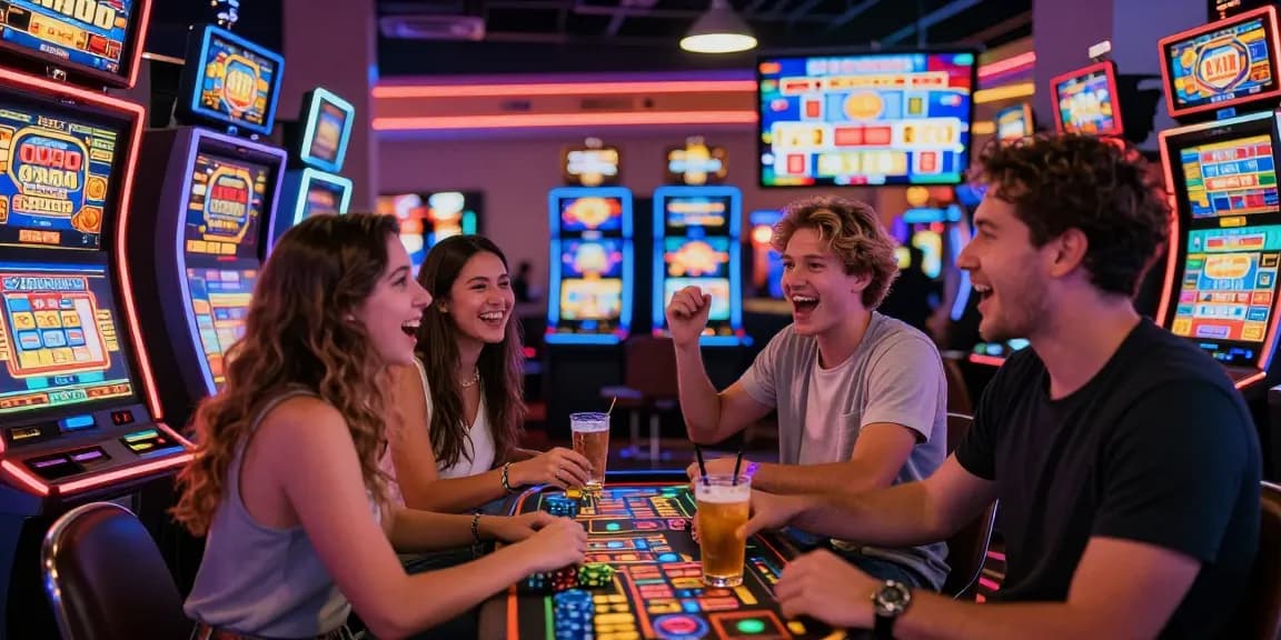 Pengalaman seru bermain slot di 337sports dengan suasana kasino yang meriah.