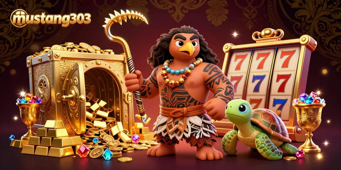 Engage with mustang303's dynamic slots scene, showcasing vibrant reels and golden treasures.