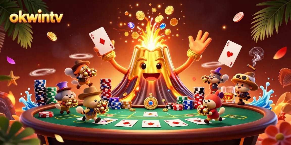 Experience the thrill of okwintv's live betting action with stunning visuals and rich casino elements.