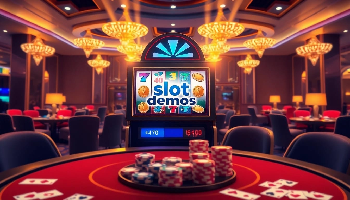 Engage with the exciting world of slot demo pg through vibrant casino visuals showcasing dynamic gameplay.