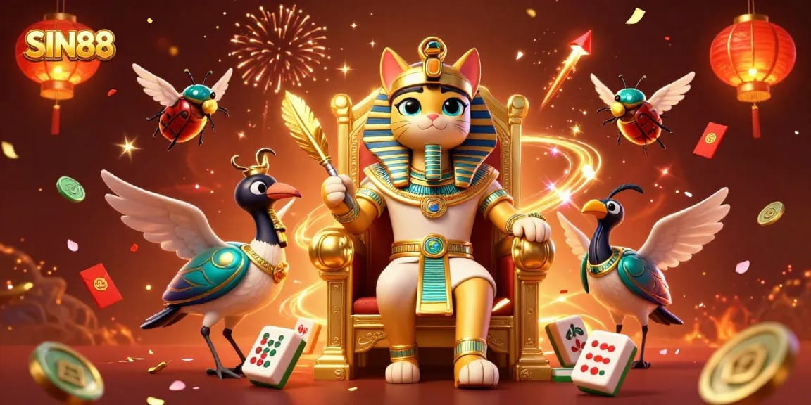 SIN88 invites players to experience exciting casino adventures with vibrant colors and dynamic elements.