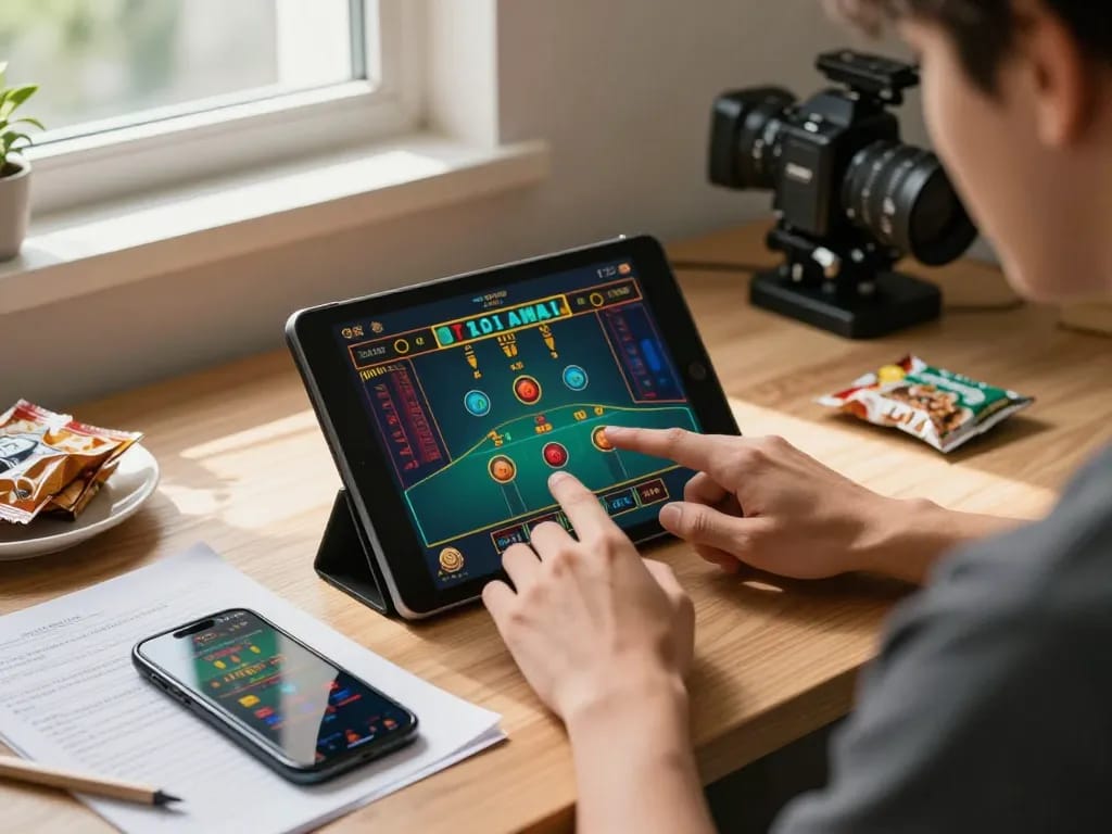 Engaging online gaming moment at taixiusunwin.art, showcasing a person actively placing bets on a live casino game.