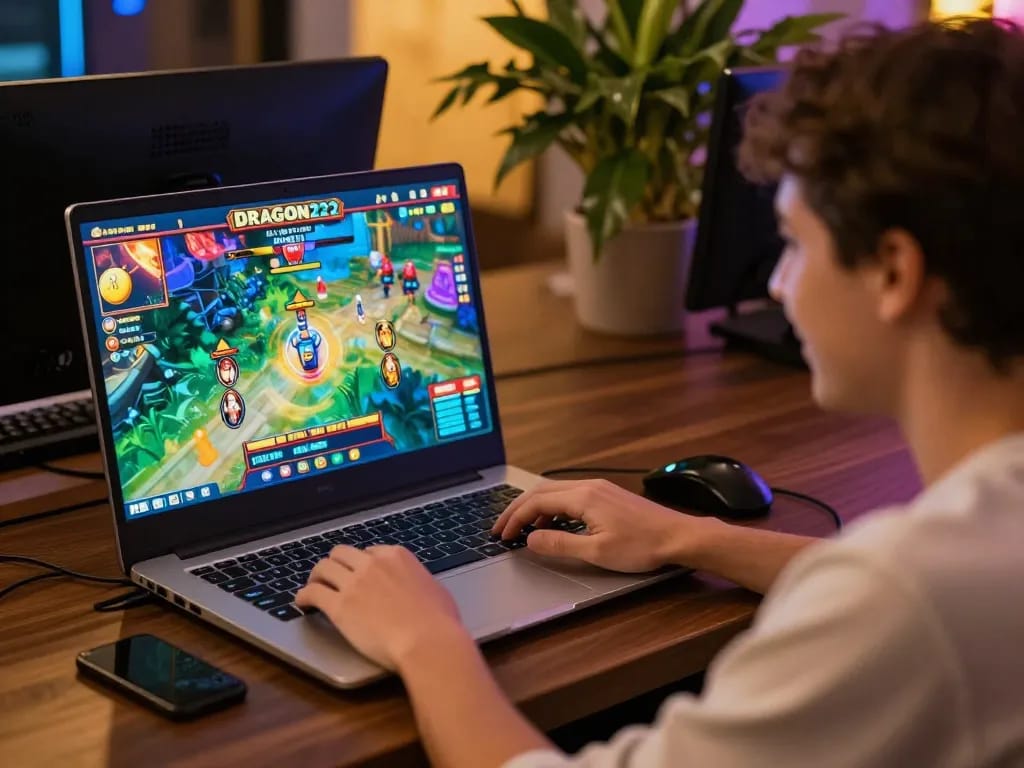Players enjoying the DRAGON222 online platform while gaming and improving their strategies.