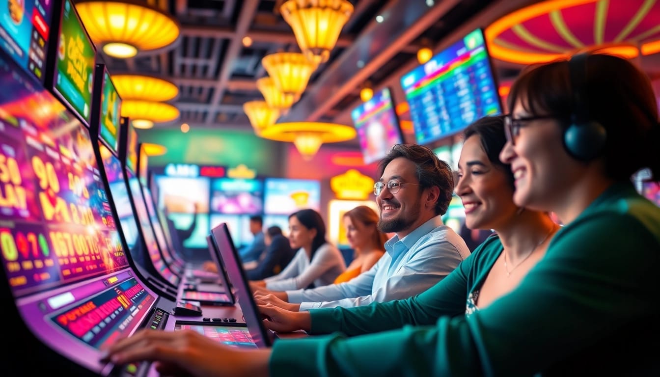 Exciting online gaming experience at WW88 featuring players engaged in betting and casino games.