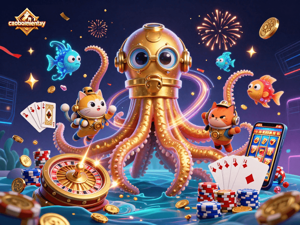 Experience the thrilling caoboimientay adventure with golden coins cascading and vibrant action elements.