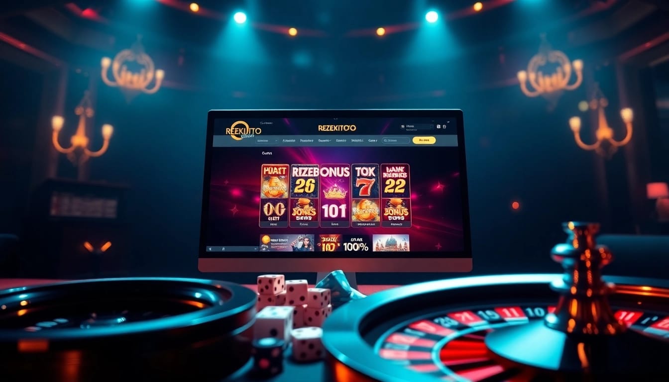 Experience the excitement of REZEKITOTO's slot bonus new member 100% with an engaging online gambling interface.