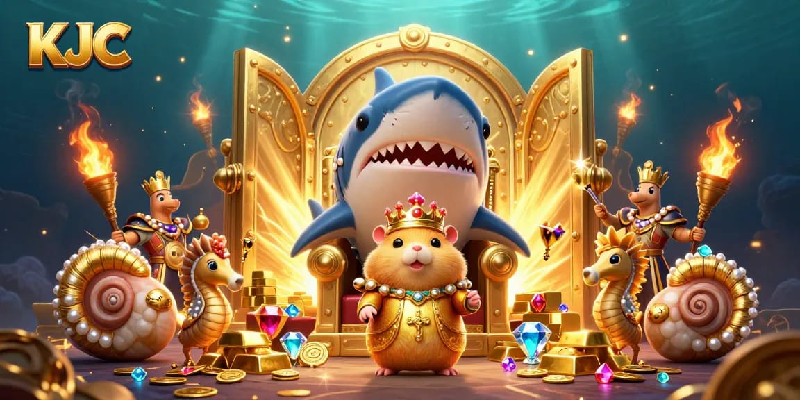 Join the adventure with KJC's diverse gaming experience, featuring treasures and lively characters.