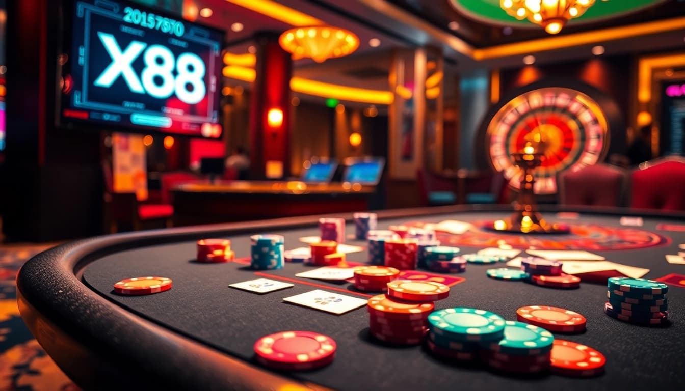 Experience the thrill of winning at X88 with vibrant casino games and excitement.