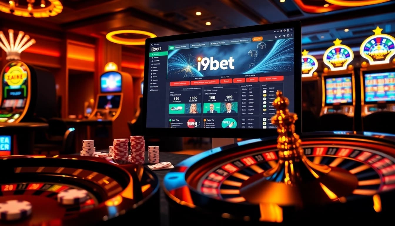 i9bet dynamic gaming experience with casino tables, slot machines, and excitement