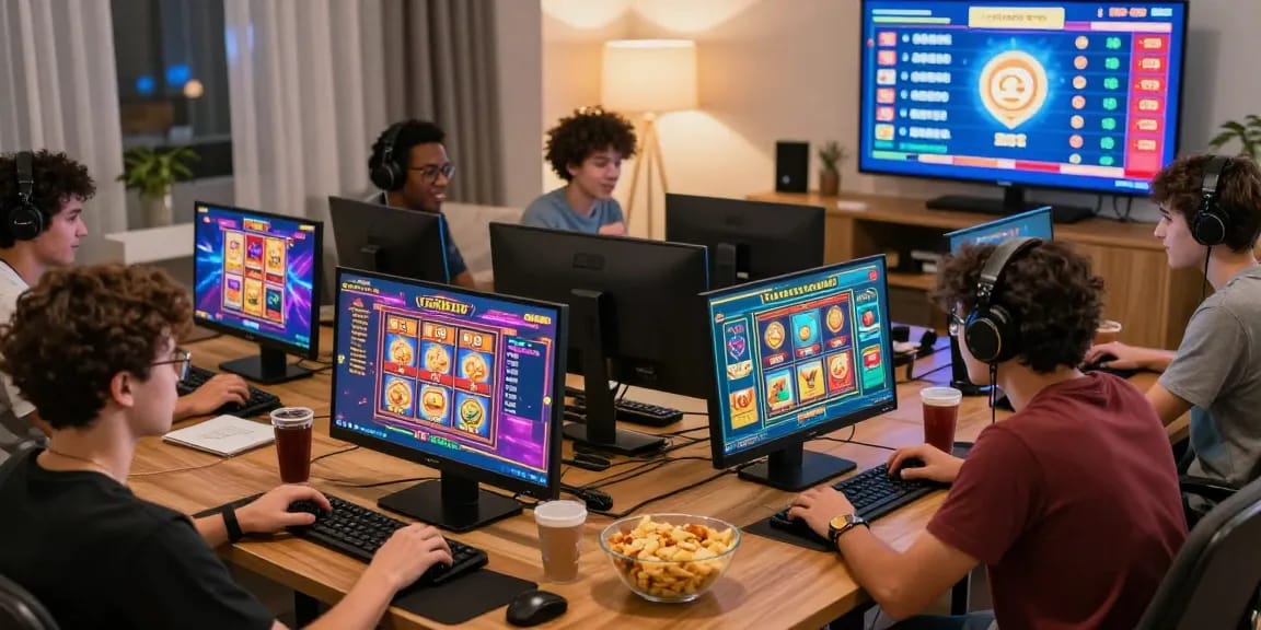 Players engaging in thrilling online games at ngamenjitu, highlighting excitement and community
