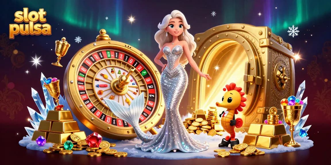 Experience thrilling slot pulsa games with exclusive jackpot chances in a vibrant casino scene.