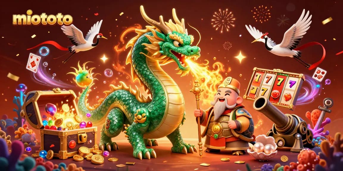 Experience miototo's vibrant casino adventure with dynamic characters and gaming elements.