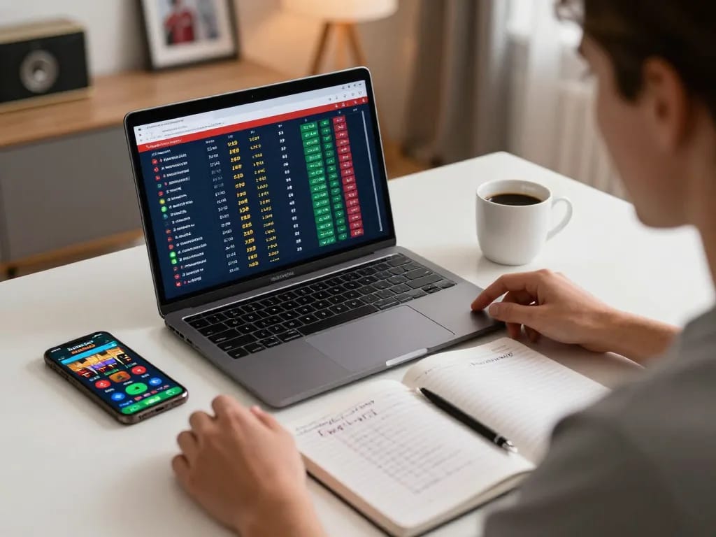 Betting on 88aa with live odds displayed on a sleek laptop at a cozy desk