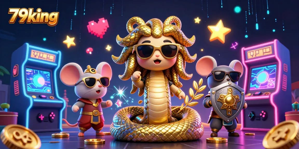 Experience thrilling gameplay at 79king with this vibrant casino-themed illustration.