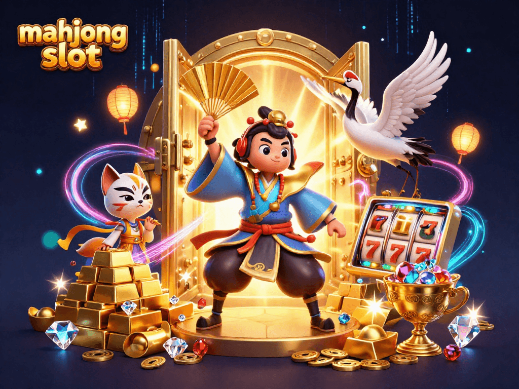 Experience the excitement of playing mahjong slot with winning combinations in a vibrant digital casino.