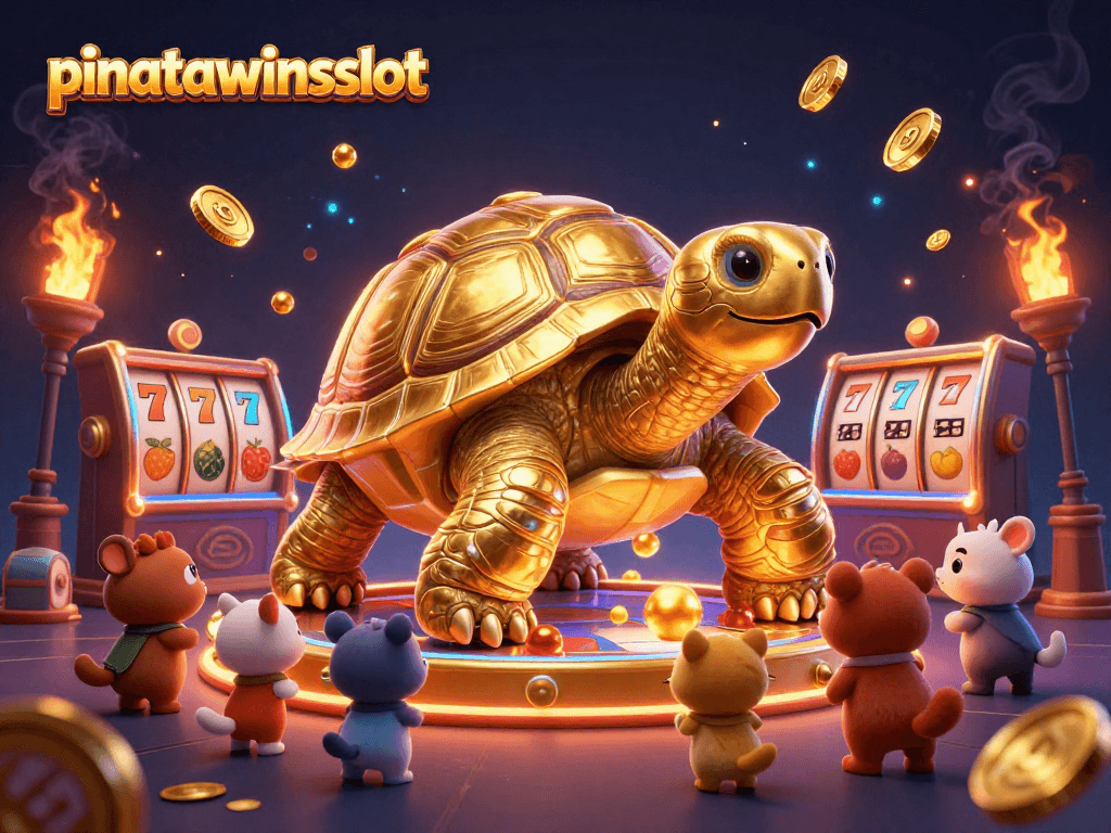 Play the exciting pinatawinsslot with vibrant characters and slot elements in 3D action.