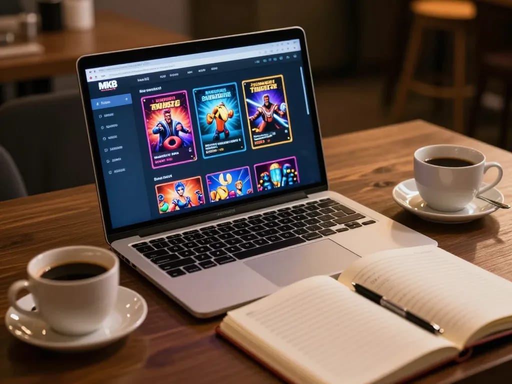 Engaging online gaming session at https://mk8th.net/ featuring vibrant casino games and strategic betting notes.