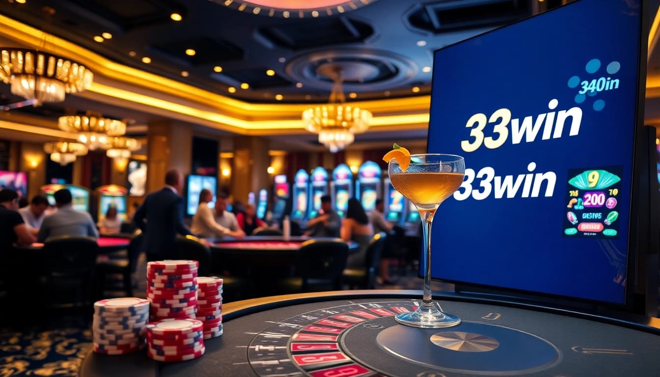 Join the thrill of 33win with high-stakes gaming at luxurious casino tables.