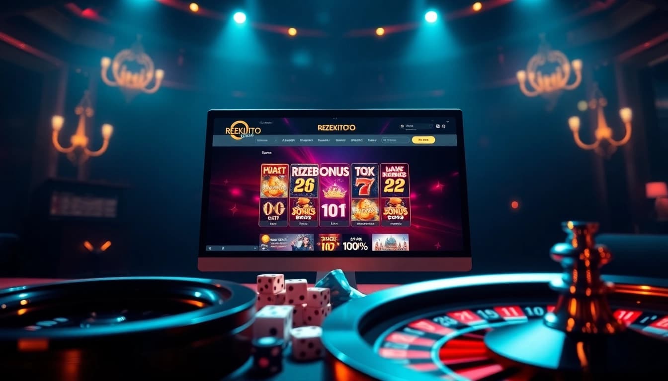 Experience the excitement of REZEKITOTO's slot bonus new member 100% with an engaging online gambling interface.