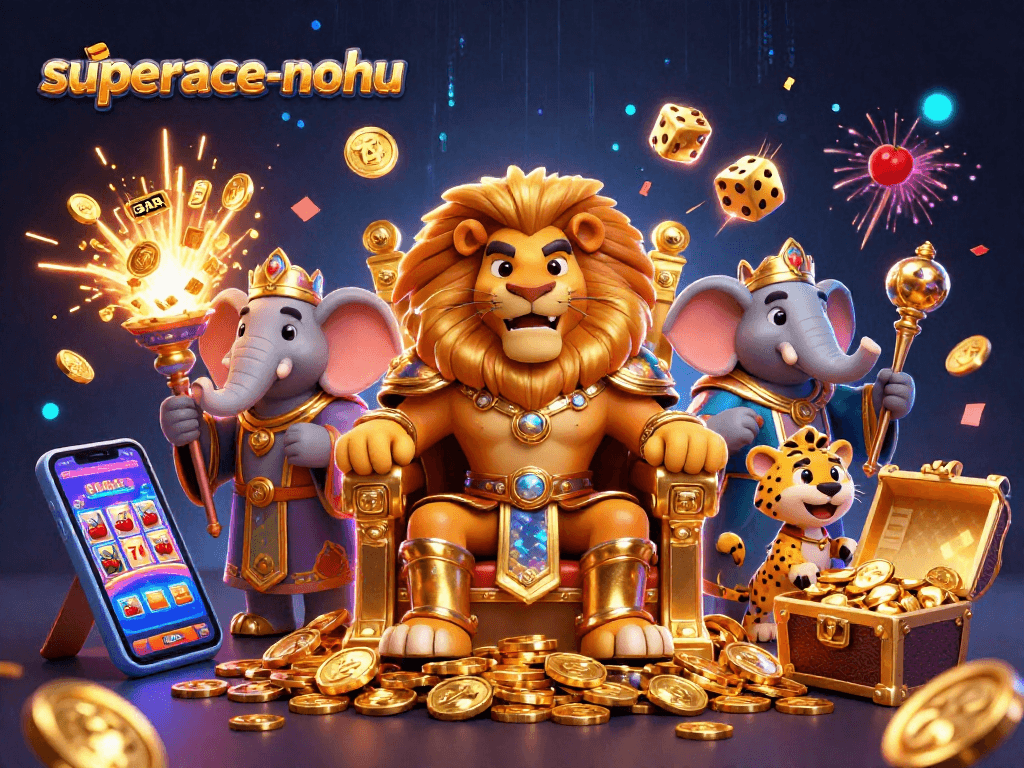 Engaging in lively gameplay in superace-nohu with vibrant visuals and dynamic casino elements.