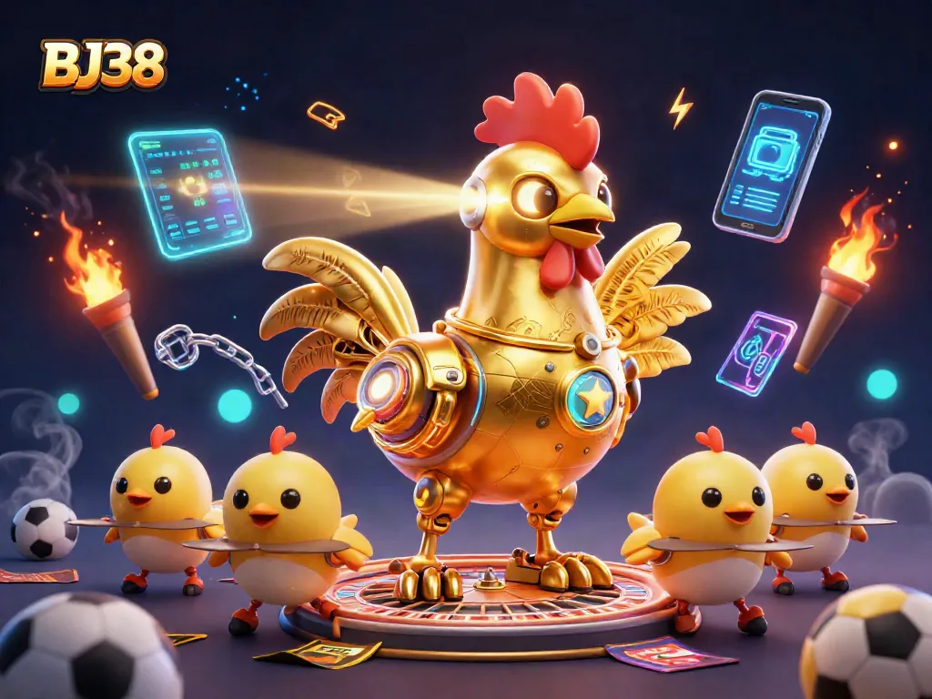 Experience thrilling gameplay at BJ38 with dynamic scenes of casino action and crypto excitement.