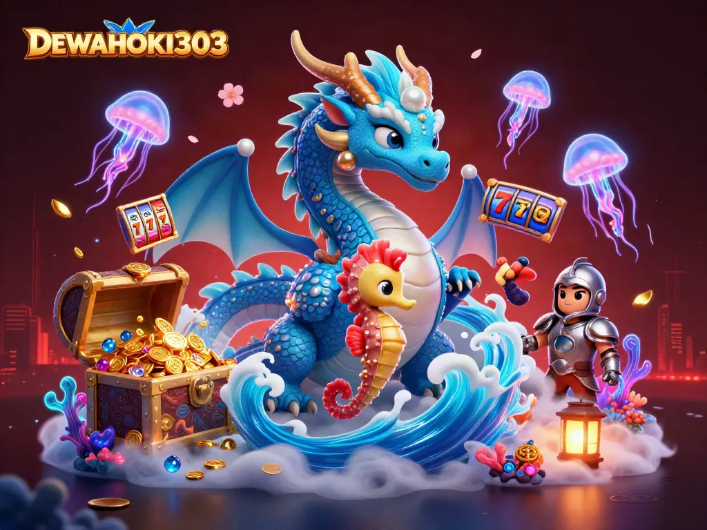 DEWAHOKI303 kini menghadirkan pengalaman slot video tak tertandingi dengan naga air berani di dalam laut yang berkilauan.