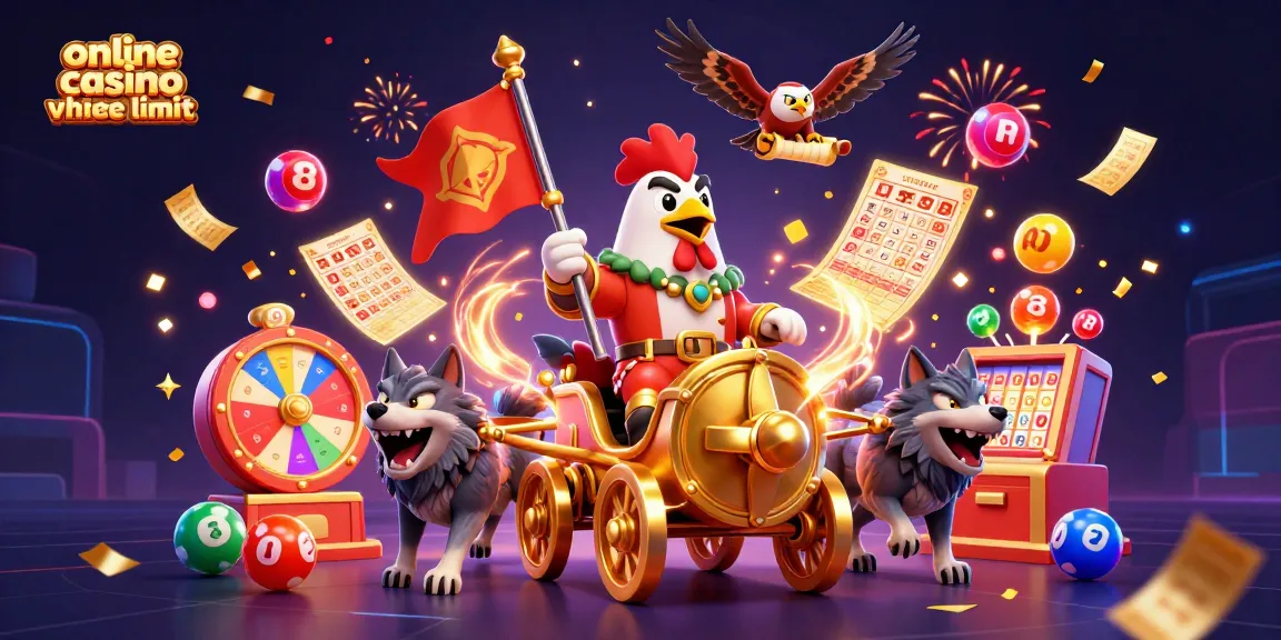 Experience thrilling action in an online casino ohne limit with a vibrant illustrated scene.