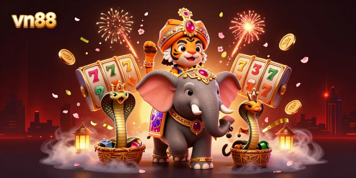 Spin to win with vn88's thrilling slots experience featuring vibrant characters and rich casino elements.