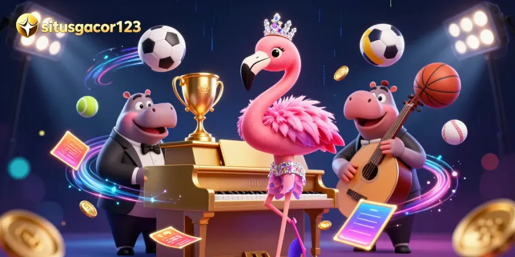 Engage with situsgacor123’s dynamic sports betting interactions featuring captivating visuals and characters.